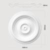 Concentric Ceiling Rose - Harmony Halo