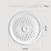 Decorative Ceiling Rose – Frecce Piumate