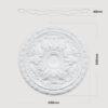 Decorative Ceiling Rose - Lavish Lotus