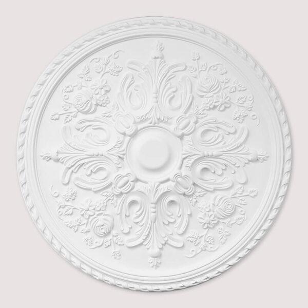 Decorative Ceiling Rose - Regal Rose Bud